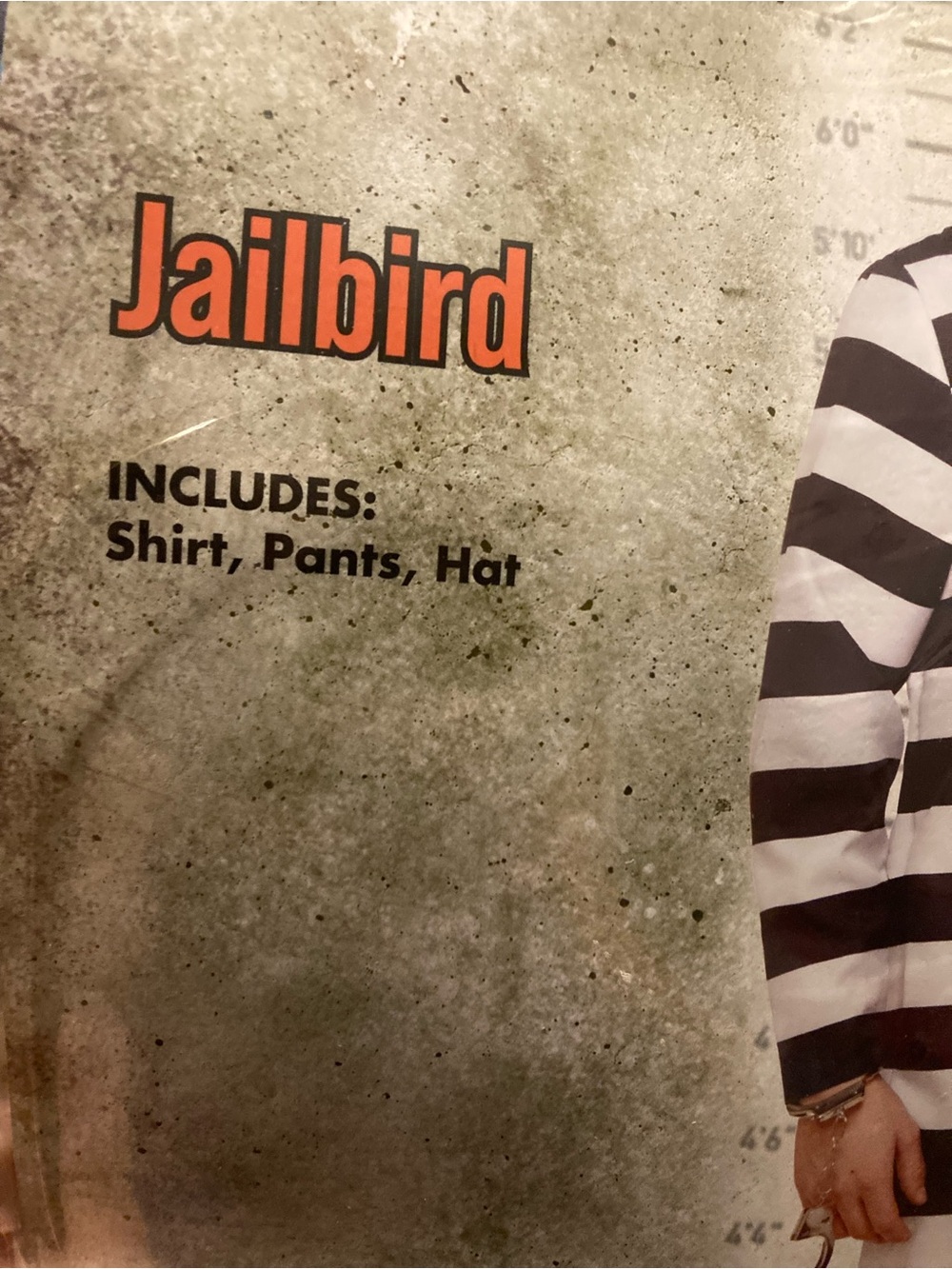 Spirit Jailbird Black & White adult costume/cosplay - Picture 2 of 12